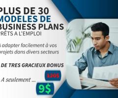 Plus de 30 modèles de business plan